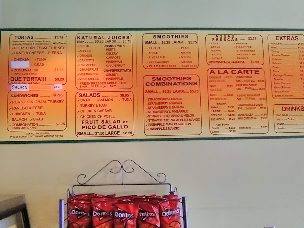 Que Tortas Menu - Image 4